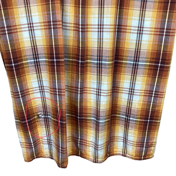 The North Face Distressed Fishing Shirt Plaid Western Cowboy - Picture 6 of 13